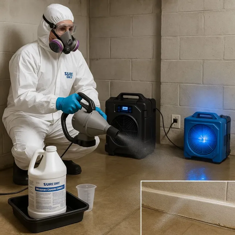 Sanitization and Odor Removal process in Thompsonville, CT
