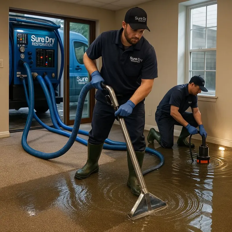 Water Extraction and Removal process in Thompsonville, CT